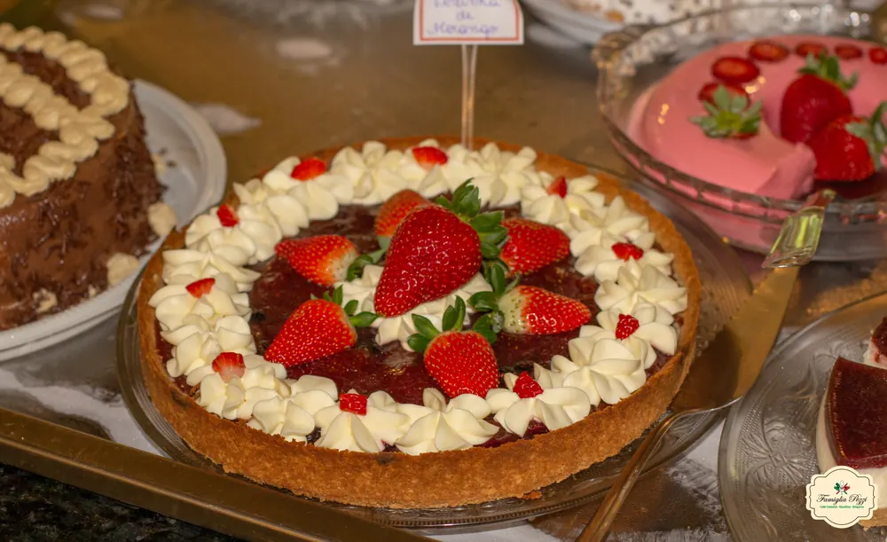Doces e tortas do cardápio do café colonial em Caxias do Sul